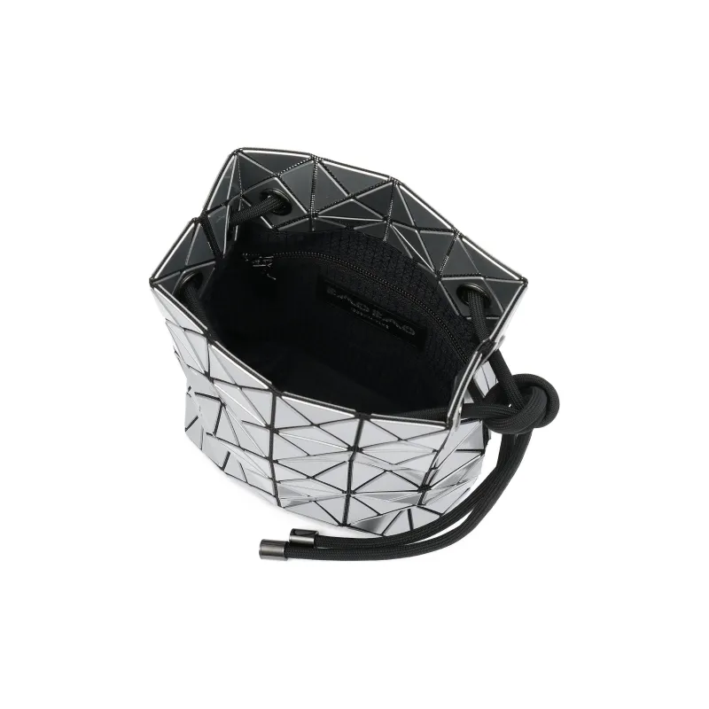 ISSEY MIYAKE Polyvinyl Chloride Bucket Bags Shoulder Bag Crossbody Bag Women's Silver-3