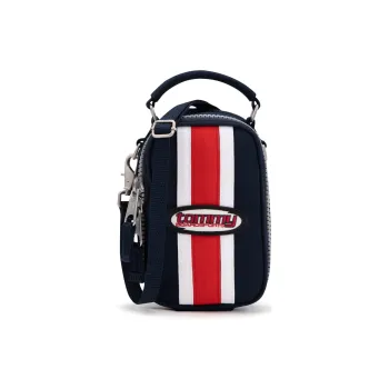 Tommy Hilfiger Polyester Cell Phone Pouch Small Size Men's Red/White