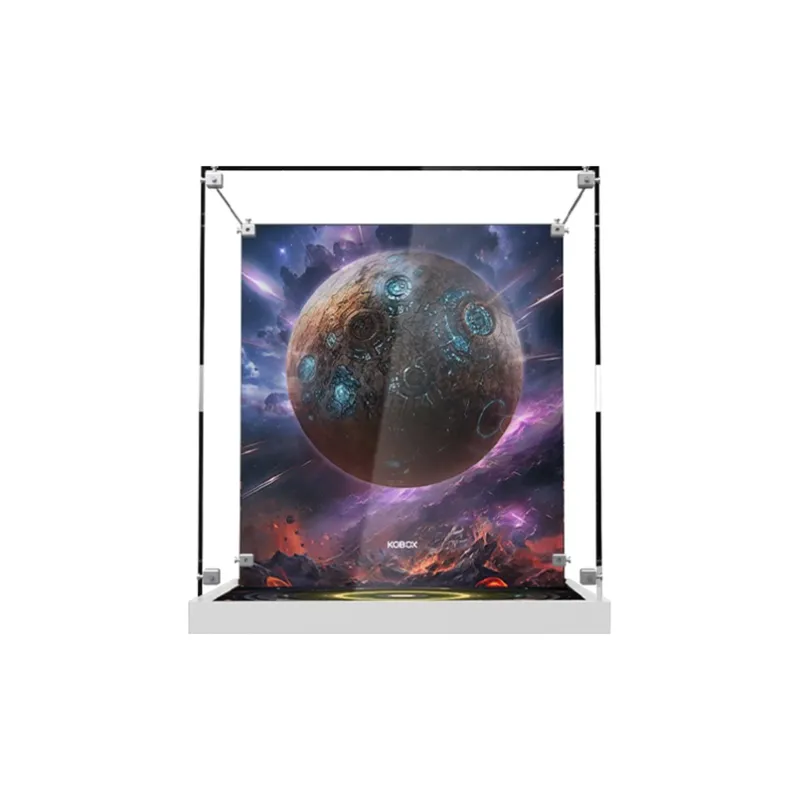 KGBOX For 3AThreezero Transformers Bumblebee Optimus Prime Acrylic Transparent Display Case Model Accessories-9