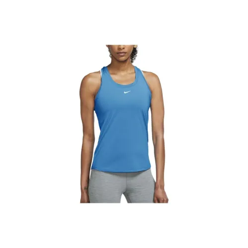 Nike Dri-Fit One Sleeveless Sports Shirts Women's Light Blue