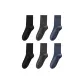[Solid Color]2 Black, 2 Dark Gray, 2 Blue
