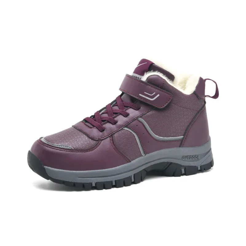 Binary Slip Resistant, Abrasion Resistant, Height Adjustable, Thermal High Top Casual Shoes Women's-1