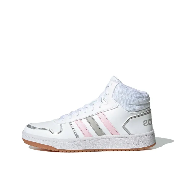 Adidas Neo Hoops 2.0 Mid 'White Pink Grey' Women's-0