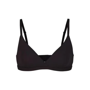 SKIMS FITS EVERYBODY CROSSOVER BRALETTE Bra Women's ONYX/Onyx
