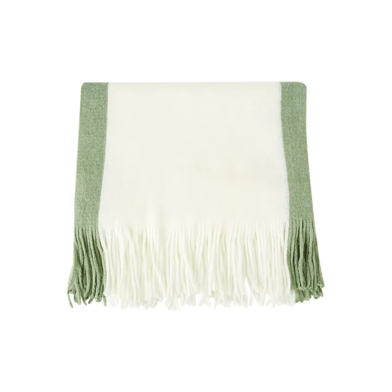 MUYKUY Acrylic Knit Scarves Unisex-6