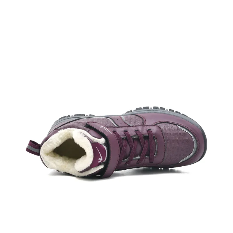 Binary Slip Resistant, Abrasion Resistant, Height Adjustable, Thermal High Top Casual Shoes Women's-2