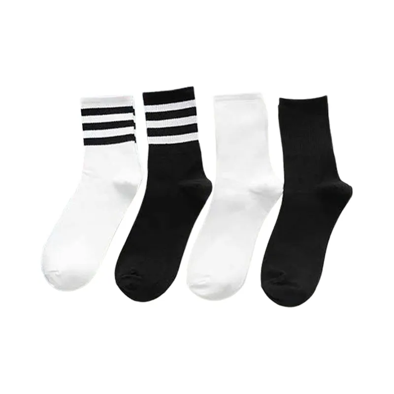Flowers In Water Mid Calf Socks Men's 4 Pack-0