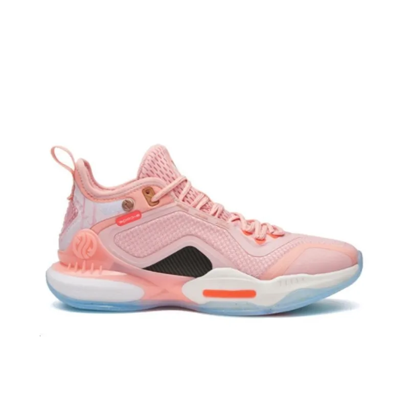 361° AG 2 Basketball Shoes Men Mid Top Pink/Black-1