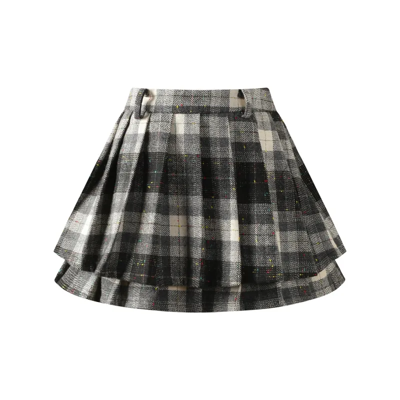 NTOT Casual Short Skirts Women's Black-1