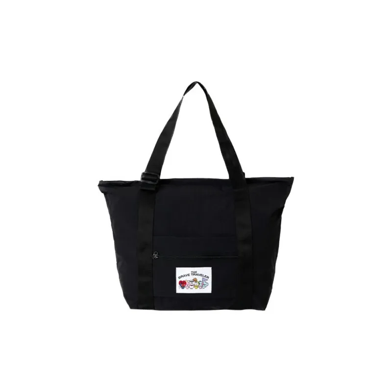 LINE FRIENDS BT21 Polyester Handbag, Shoulder Bag Unisex Black-0