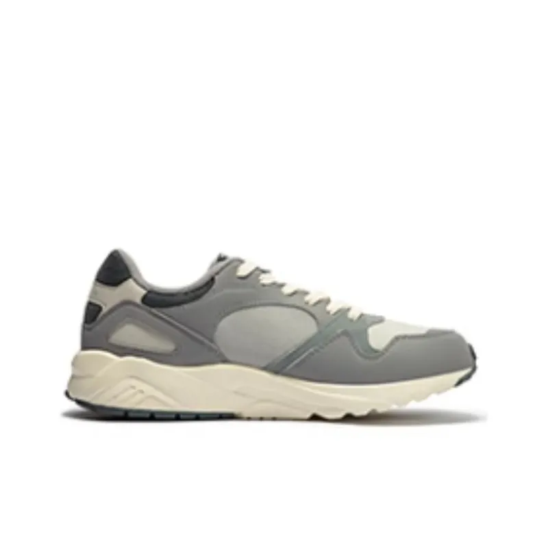 361° Cushioning Wear Resistant Low Top Casual Shoes Men's Gray-1