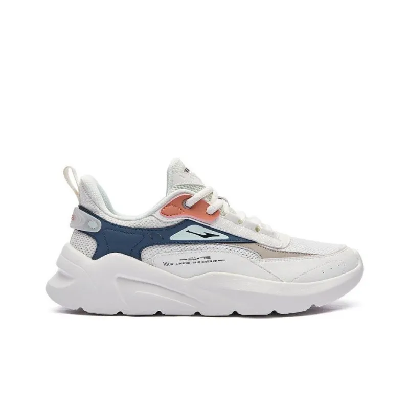 Erke Summer Adventures Low Top Casual Shoes Men's White Blue-1