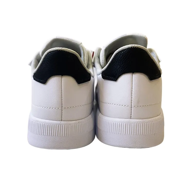 PEAK Anti Slip Wear Resistant Low Top Skateboard Shoes Men's All White/Black-2