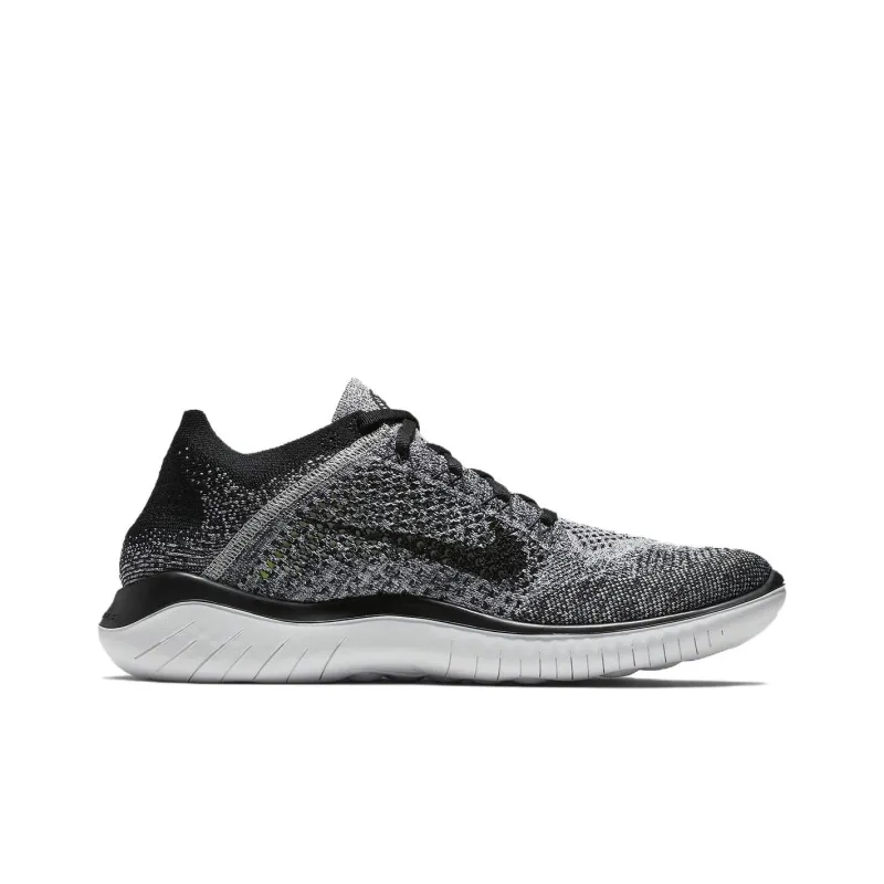Nike Free Rn Flyknit 2018 Black White Ombre-1
