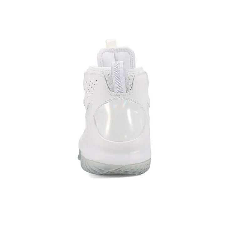 PEAK Cushioning Anti Slip And Wear Resistant High Top Basketball Shoes Men's White-4