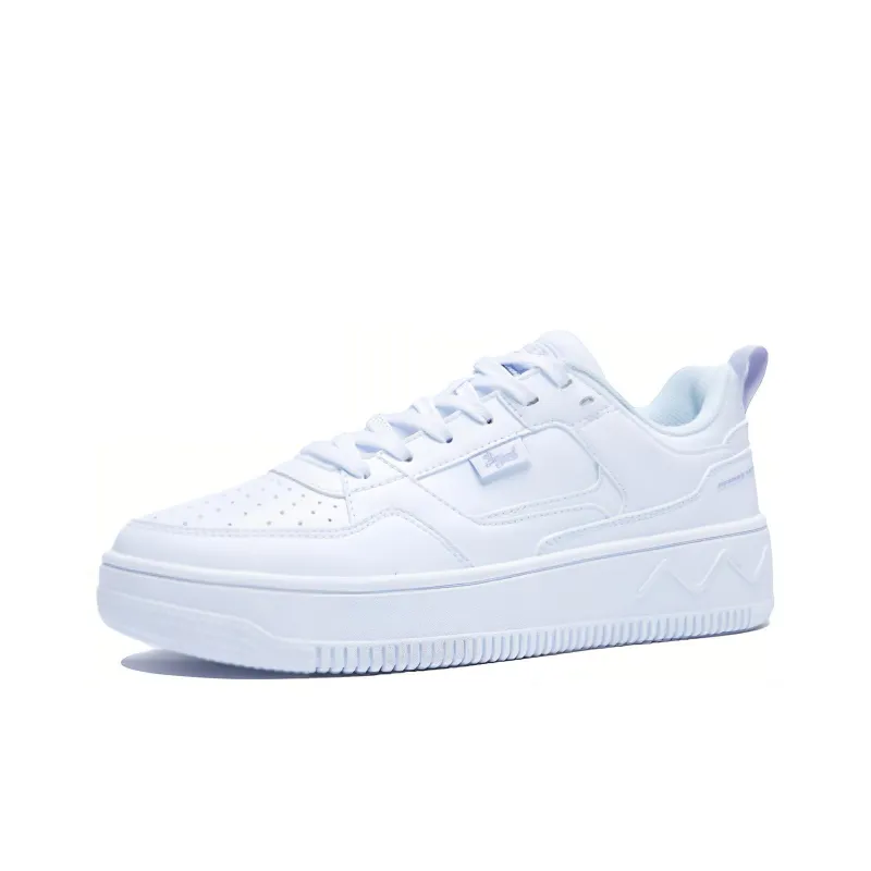 361° Air Force One Skateboard Shoes Women's Low Top White-1