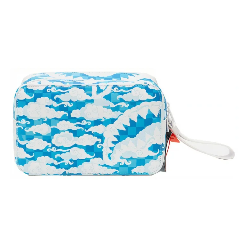 SPRAYGROUND PVC Handheld Clutch Regular Unisex Light Aqua Blue-1