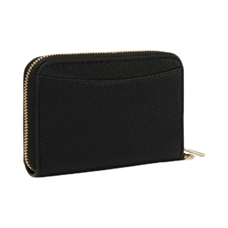 Furla Textured Leather Wallet Small Size Women's Black-1
