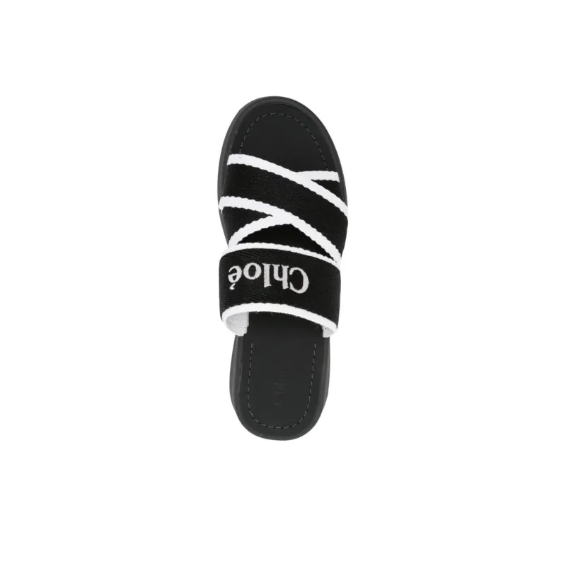 Chloé Mila Logo-print Slides-4