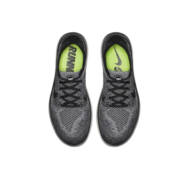 Nike Free Rn Flyknit 2018 Black White Ombre-2