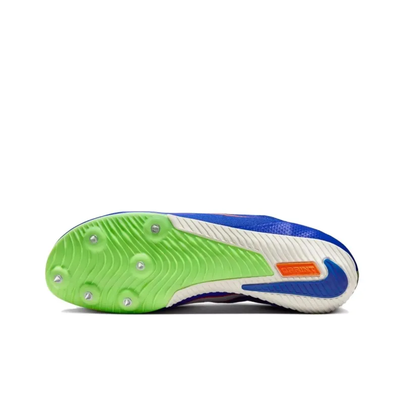 Nike Air Zoom Rival Sprint Spikes 'Racer Blue Safety Orange'-4