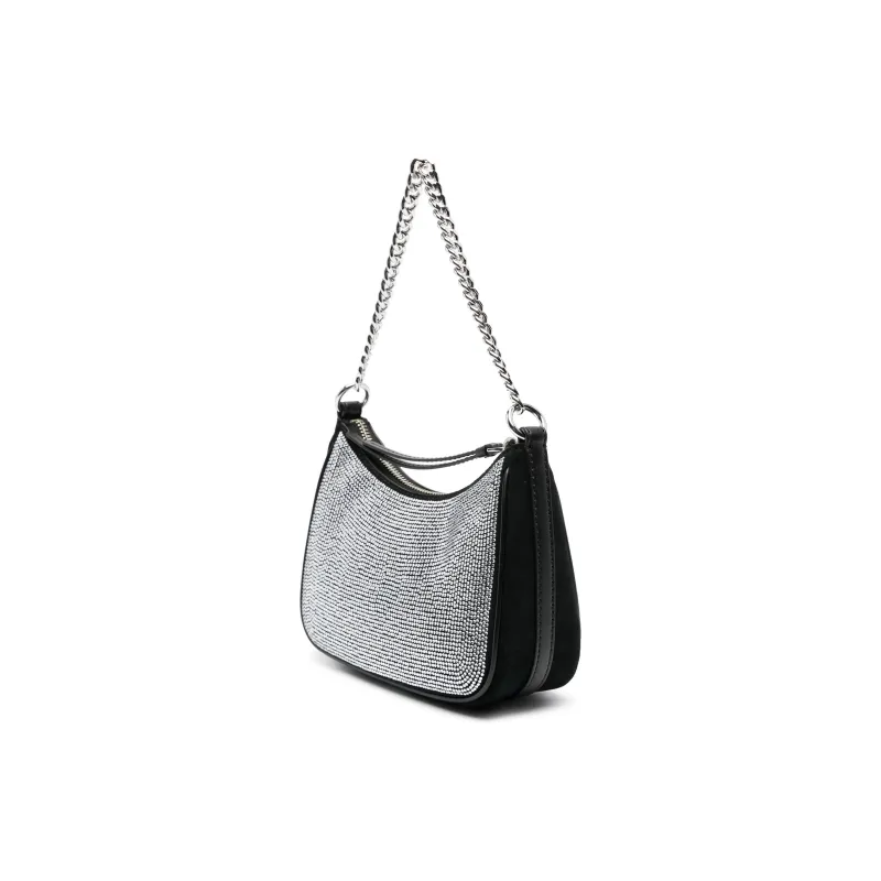 MICHAEL KORS Calfskin One Shoulder Handbags Women's Black-1