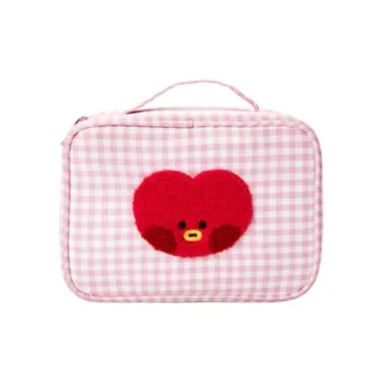 LINE FRIENDS BT21minini Cotton Storage Bag Unisex Light Pink