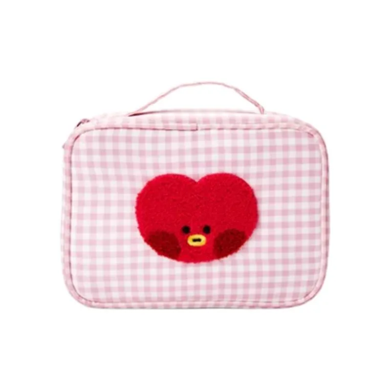 LINE FRIENDS BT21minini Cotton Storage Bag Unisex Light Pink-0