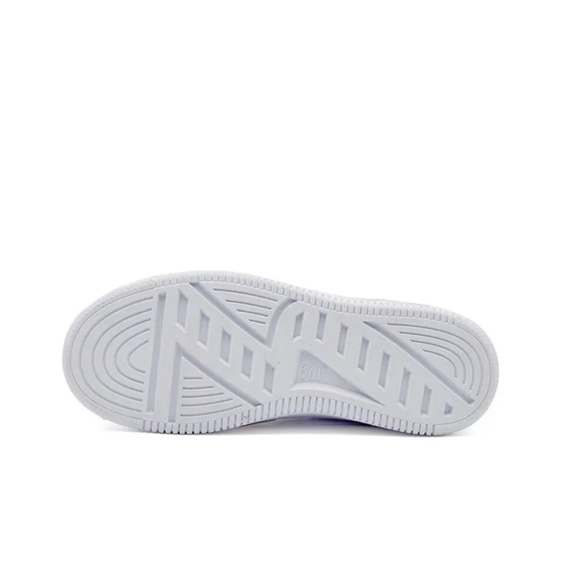 361° Fairy Anti Slip Wear Resistant Low Top Skateboard Shoes Women's White Purple-4