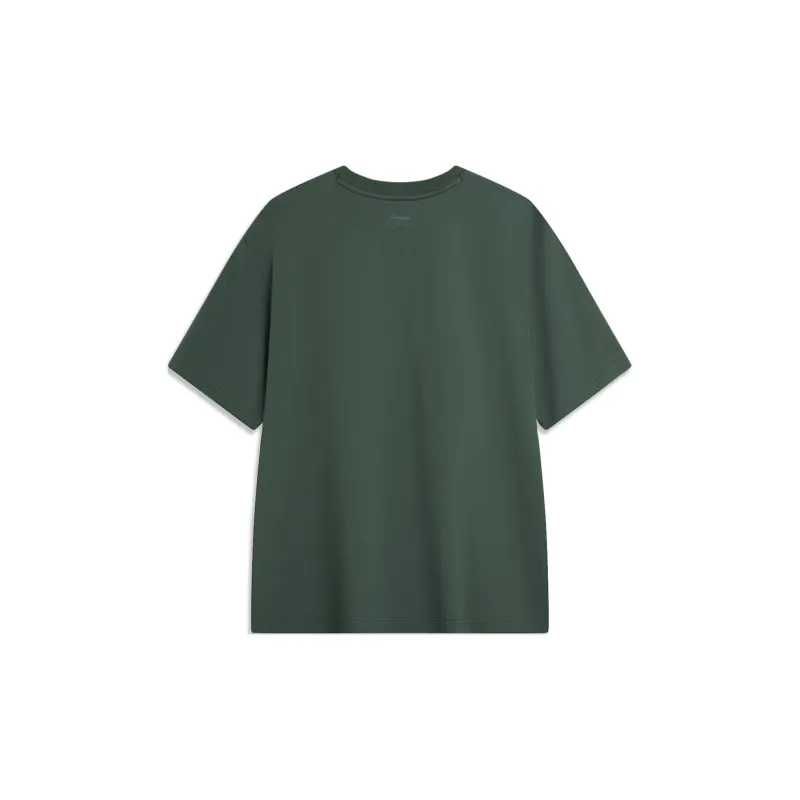 LiNing Sports Life Collection T Shirt Men's Maple Green-1