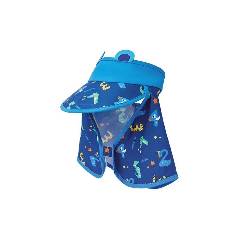 BALABALA Polyester Hats & Caps Kids' Blue/Purple-1