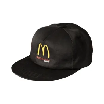McDonald's Cotton Polyester Baseball Caps Unisex Black