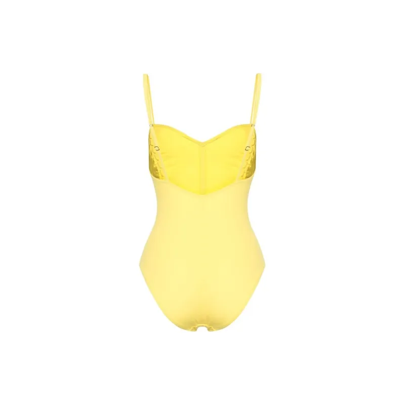 Ulla Johnson Sweetheart neck Ruched Swimsuit-1