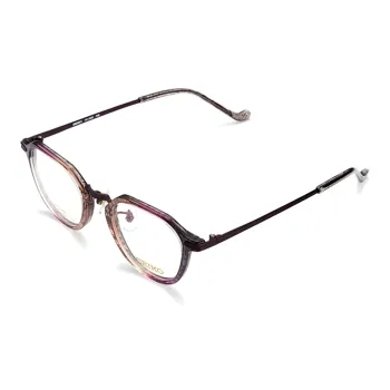 SEIKO Plate Frame Titanium Irregular Shape Eyeglass Frames Unisex Multicolor