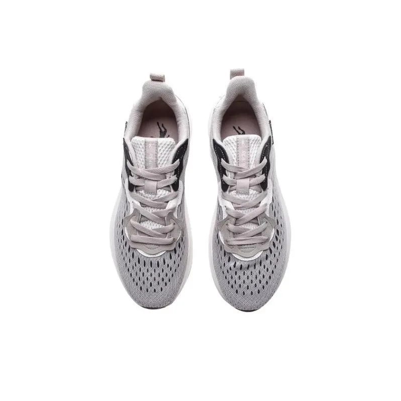 QIAODAN Cushioning Wear Resistant Low Top Running Shoes Men's Pumice/Black-2