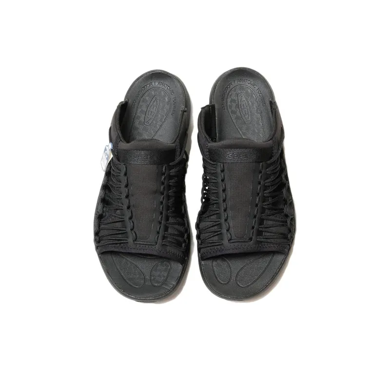KEEN Uneek SNK Slide Slippers Men's Black-2