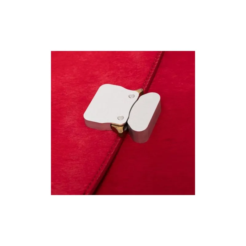1017 ALYX 9SM Calf Hair Crossbody Bag Shoulder Bag Women's Red-3