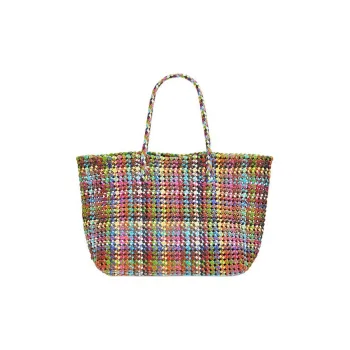 Dragon Diffusion Leather Tote Bag Shopping Bag Shoulder Bag Handbag Women's Multicolor