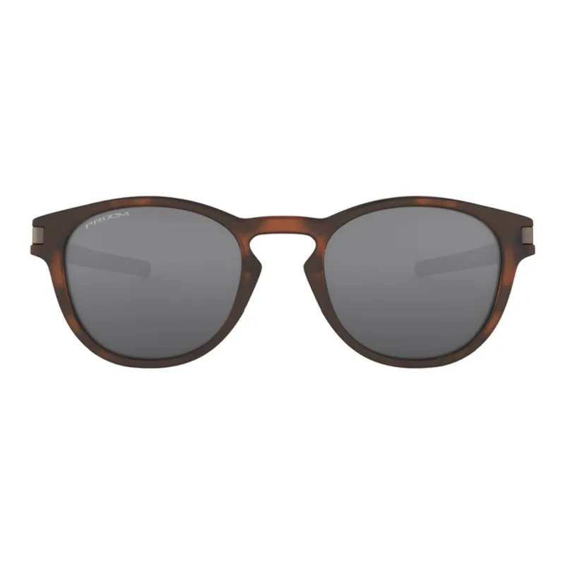 Oakley Acetate Plastic Irregular Shape Sunglasses Men's Brown-1