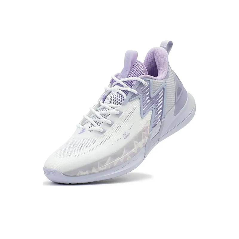 361° Big3 4.0 SWITCH Snow Mountains Anti Slip Wear Resistant Low Top Basketball Shoes Men's Purple-2