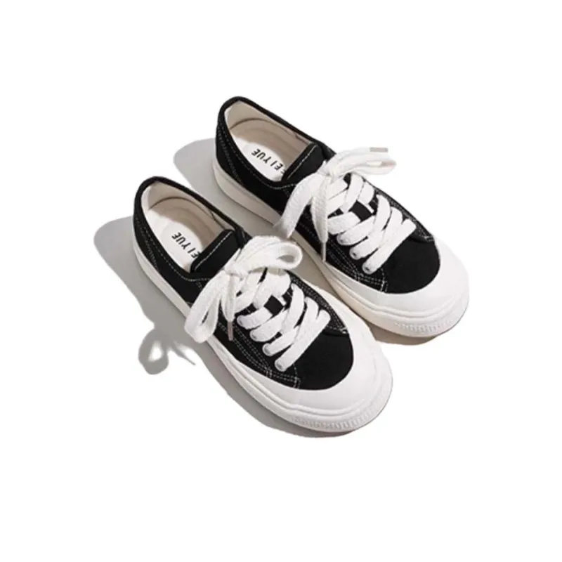 Feiyue Crazy Weekend Low Top Canvas Shoes Unisex Black-4