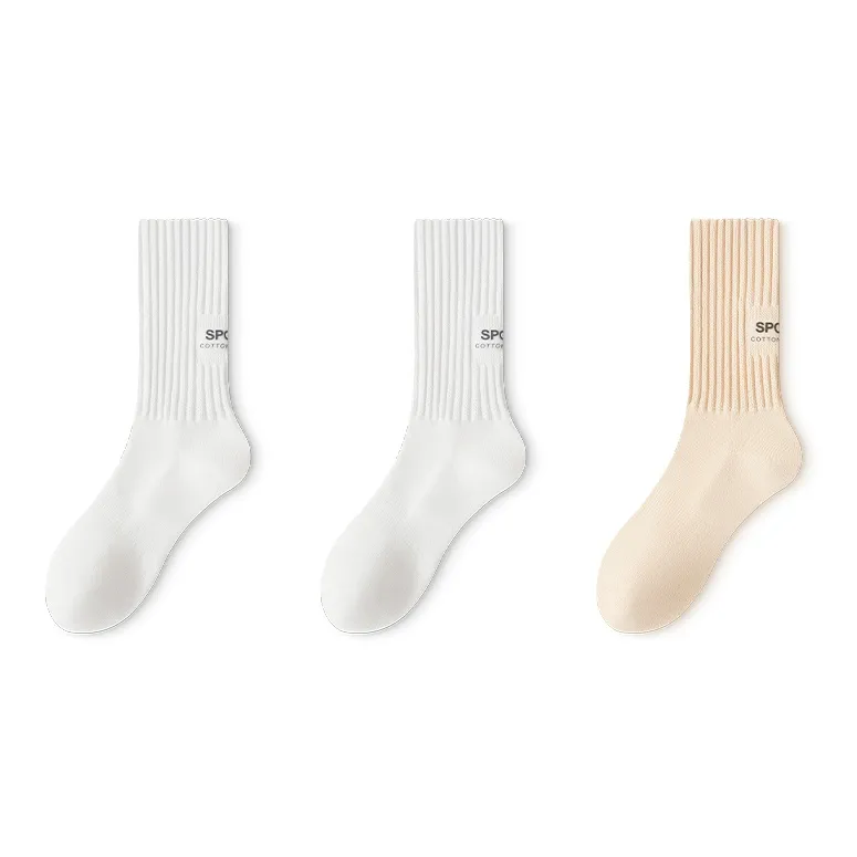 SALOATO Mid Calf Socks Unisex 3 Pack-10