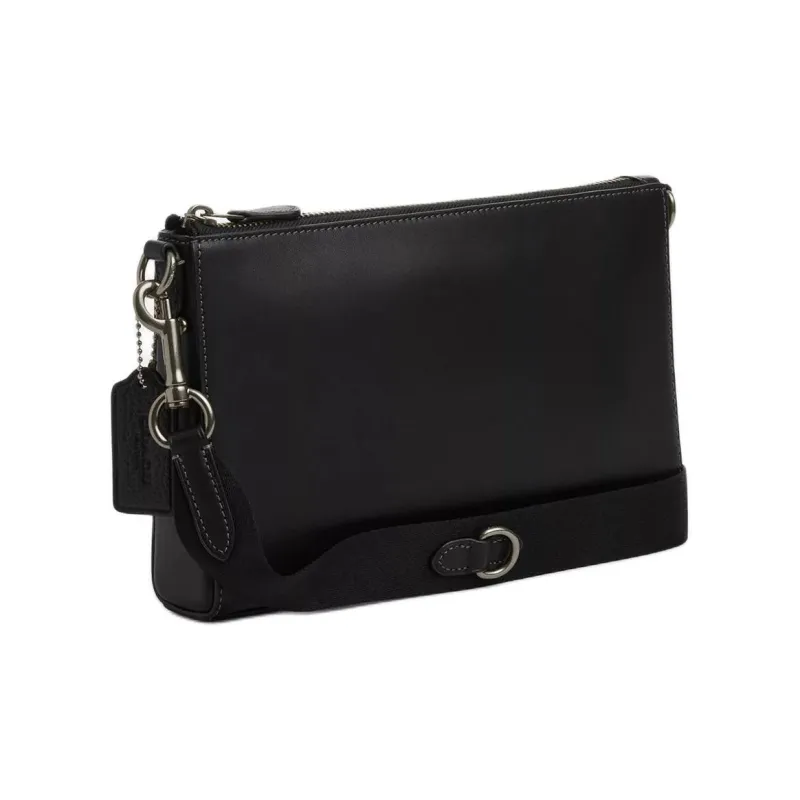COACH Holden Canvas With Leather Shoulder Bag Crossbody Bag Medium Size Men's Cannon Bronze & Black-1