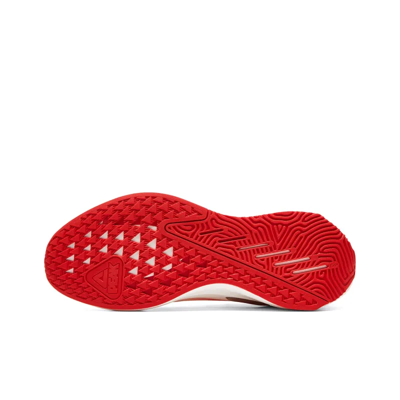PEAK State Pole 6.0 Running Shoes Men Low Top Ecru/Red-5