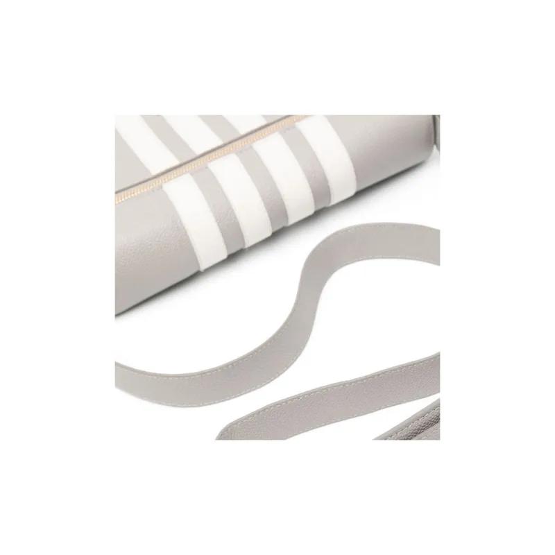 THOM BROWNE Reporter 4 Bar Stripe Shoulder Bag-3