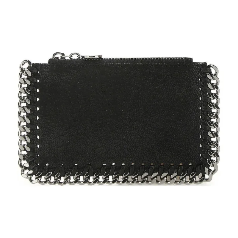 Stella McCartney Polyester Wallet Women's Black-1