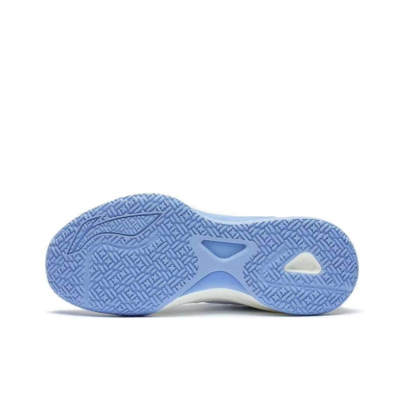 LiNing Cushioning, Slip Resistant, Abrasion Resistant, Breathable Coverage Low Top Basketball Shoes Men's White Blue-6