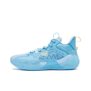 QIAODAN Poison Tooth Pro SE Rebound And Wear resistant Low Top Basketball Shoes Men's Blue