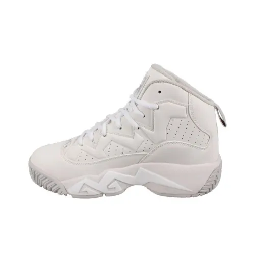 FILA Mashburn Durable Breathable Mid-Top Vintage Basketball Shoes Men's Beige