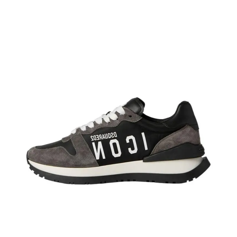 DSQUARED2 Running Icon print Sneakers-0